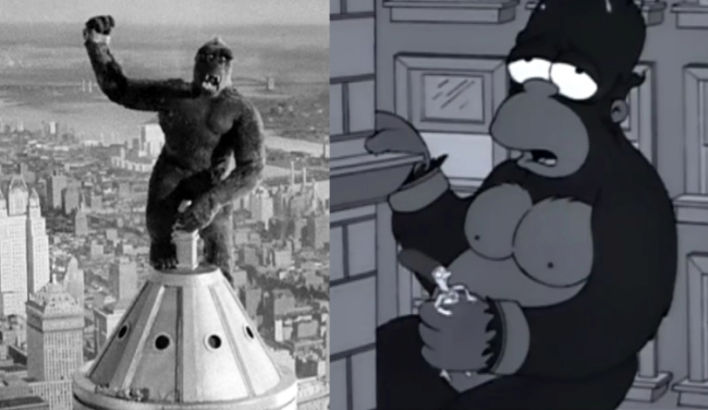 La casa árbol del terror III King Kong Los Simpson