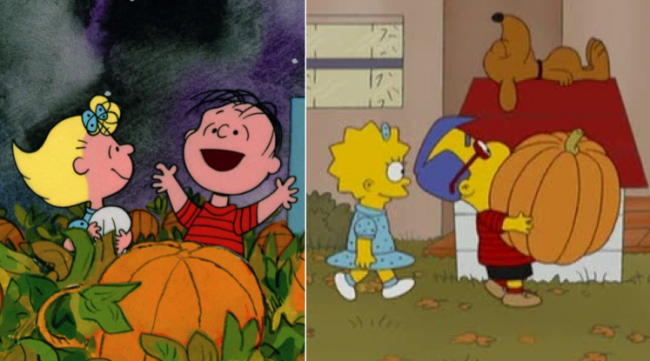 La casa árbol del terror XIX t's the great pumpkin charlie brown Los Simpson