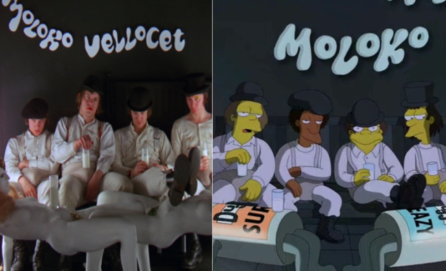 La casa árbol del terror XXV Clockwork orange Los Simpson