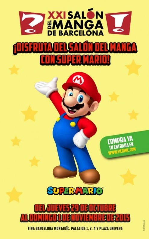 XXI Salón del Manga de Barcelona - Programa Jueves 29 3 Mario Bros-Ficomic