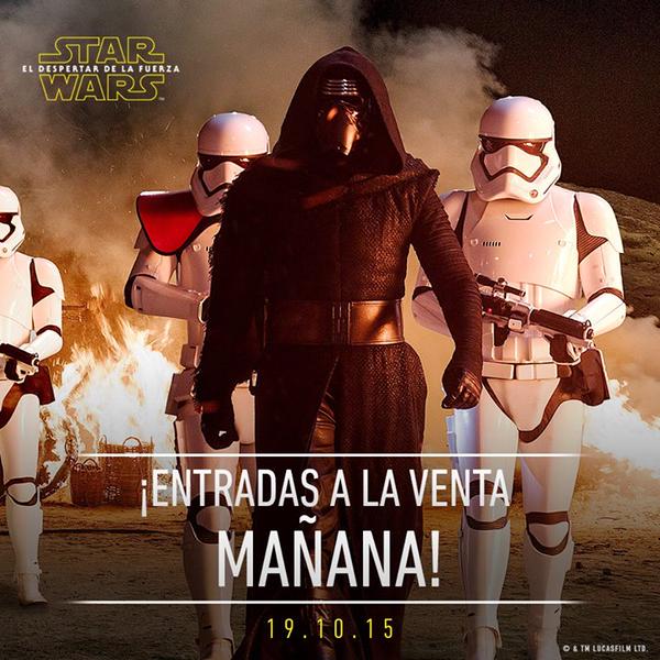 Star Wars El despertar de la Fuerza - Entradas a la venta mañana 02