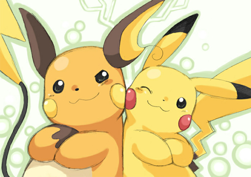 raichu y pikachu