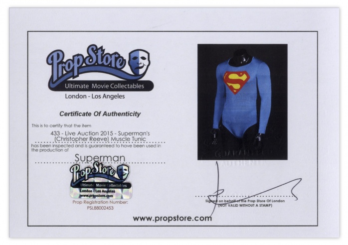 Diploma CR traje Superman