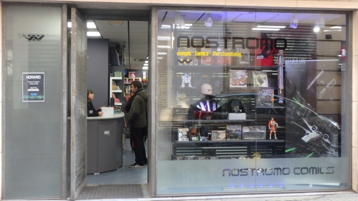 La Tienda del Mes: Nostromo Cómics 1 Escaparate-nostromo