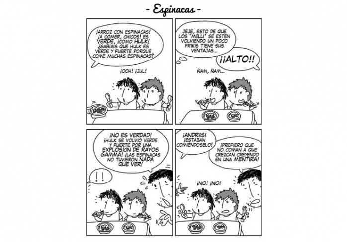 Reseña de 'Manual para Padres Frikis 2', de Andrés Palomino 3 Espinacas MPF2