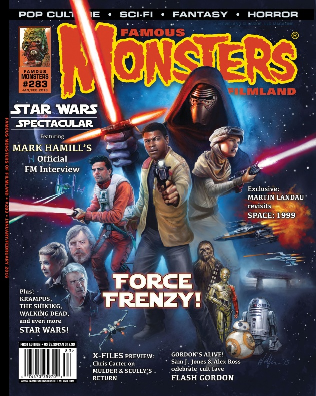 Portada Star Wars revista Famous Monsters 