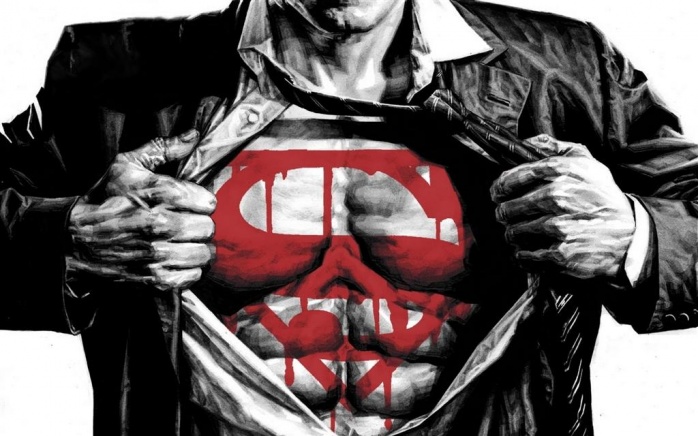 Superman Bloody Symbol