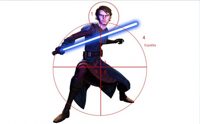 Formas y estilos de combate con sable de luz 3 Estilos de lucha sable de luz 03