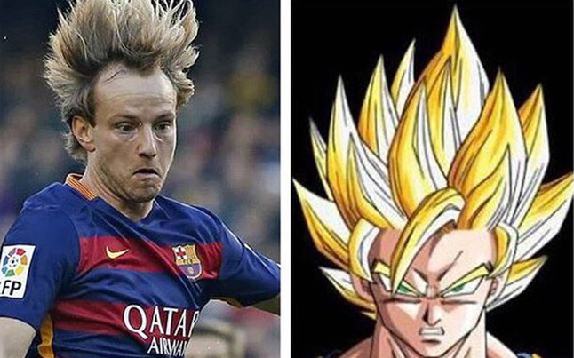 Fans Japoneses creen que Ivan Rakitic es igual que Goku 2 Goku Ivan Rakitic 02