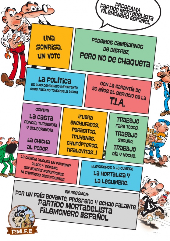 Elecciones Mortadelo y Filemón