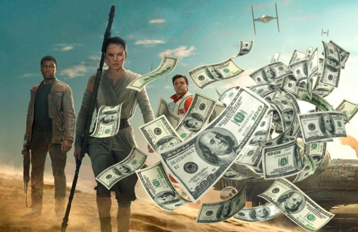 'Star Wars: el Despertar de la Fuerza', supera a 'Avatar' en EEUU 1 Star Wars VII - billetes