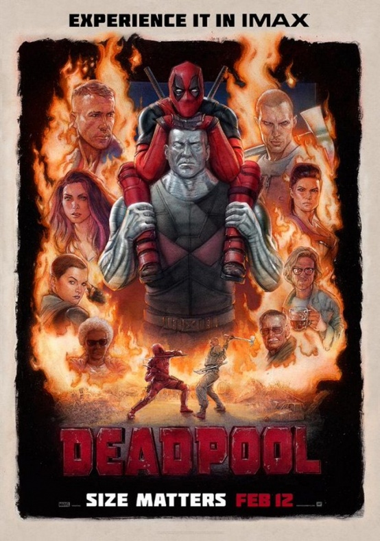Teaser tráiler de 'Deadpool' para IMAX 1 Deadpool - póster IMAX