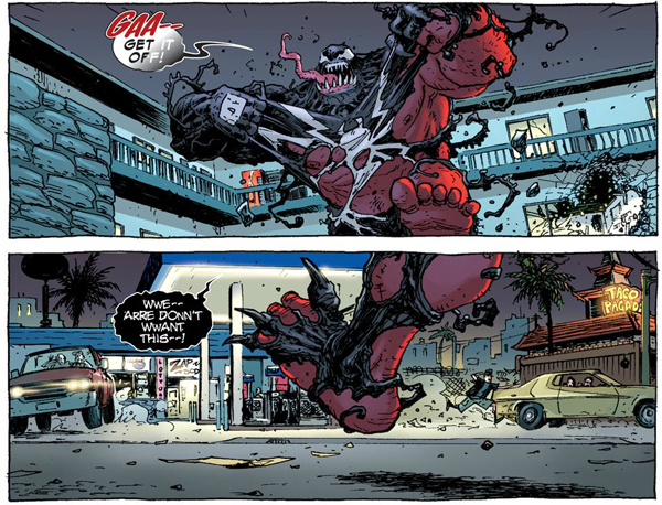 Los huéspedes de Veneno 9 red hulk venom