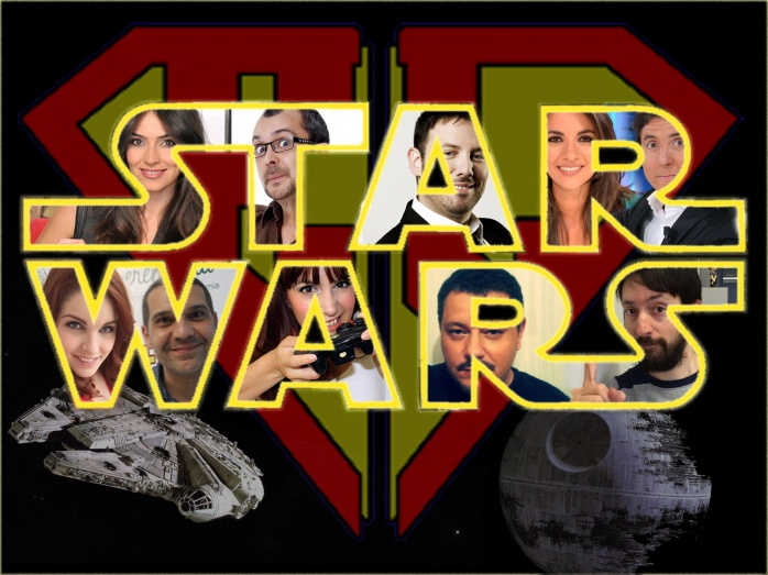 star wars - logo con famosos