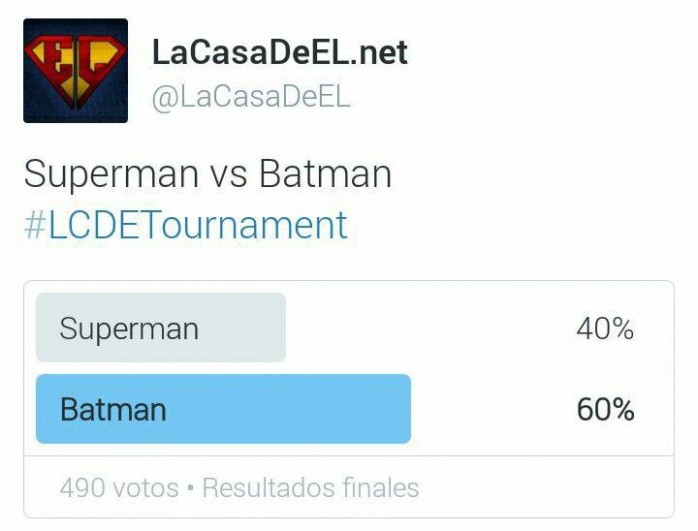 LCDE Tournament 1: Resultados 20 torneo superman v batman