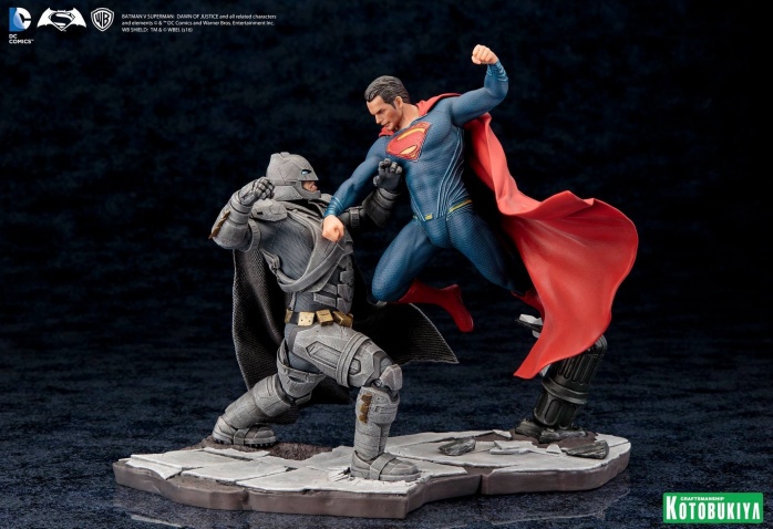 Revelada la estatua Kotobukiya de 'Batman V Superman' 3 Kotobukiya Batman Superman 01