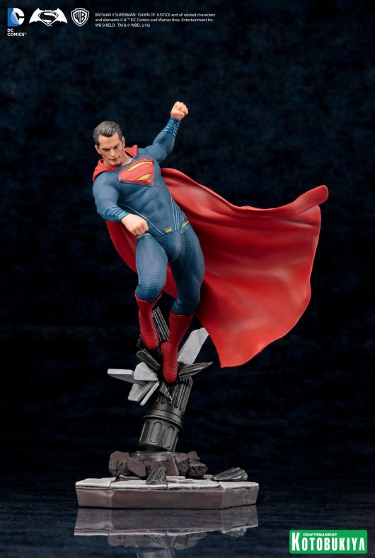 Revelada la estatua Kotobukiya de 'Batman V Superman' 8 Kotobukiya Batman Superman 07