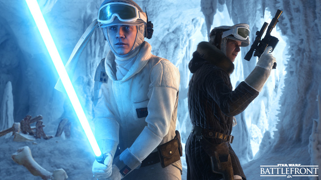 Luke y Han Hoth Battlefront