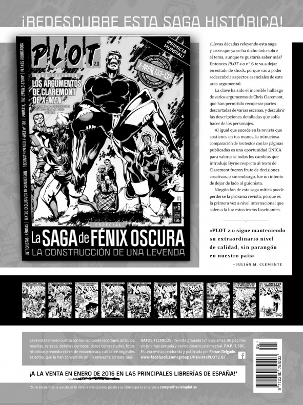 'Plot 2.0' nº 6 saldrá a la venta a finales de enero de 2016 2 Plot 2.0 nº6