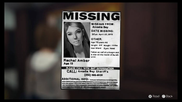 Análisis de 'Life is Strange' 2 Rachel Amber