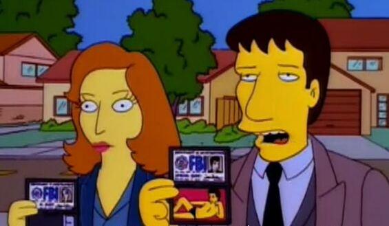 La chica de la semana: Dana Scully 11 Scully-simpsons