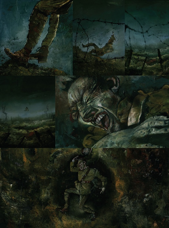 La Casa de EL entrevista a Dave McKean 3 Black Dog The Dreams of Paul Nash Página