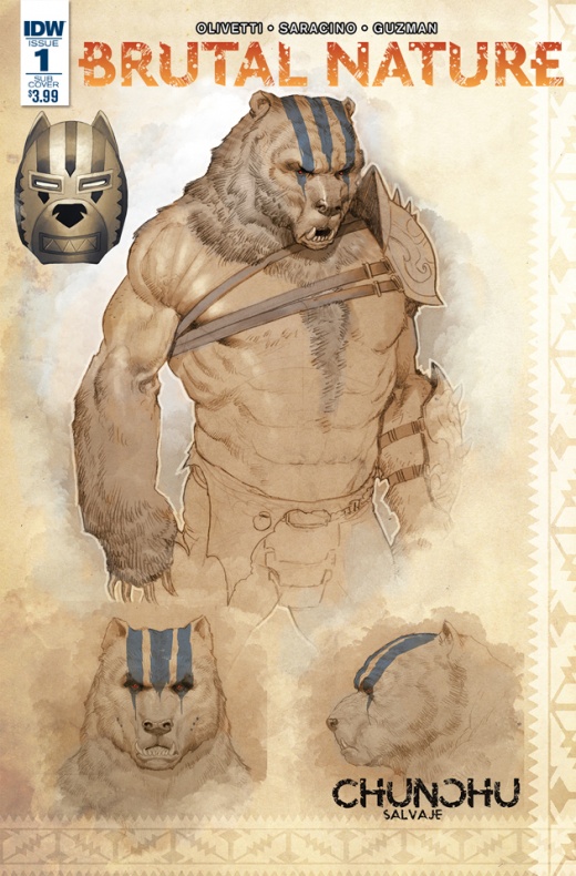 IDW anuncia el cómic 'Brutal Nature', de Olivetti y Saracino 3 Brutal Nature Olivetti Saracino 2