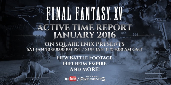 Nuevo tráiler y detalles de 'Final Fantasy XV' 1 Final Fantasy XV active time report enero