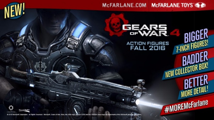 McFarlane anuncia figuras de acción de 'Gears of War' y 'Titanfall 2' 2 Gears of War McFarlane Toys
