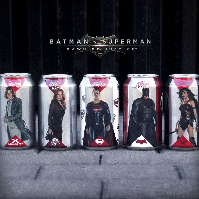 Marvel y DC latas limitadas Batman V Superman 01