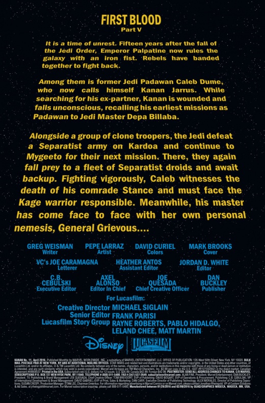 Vista previa del cómic 'Star Wars: Kanan' #11 3 SW Kanan 11 1