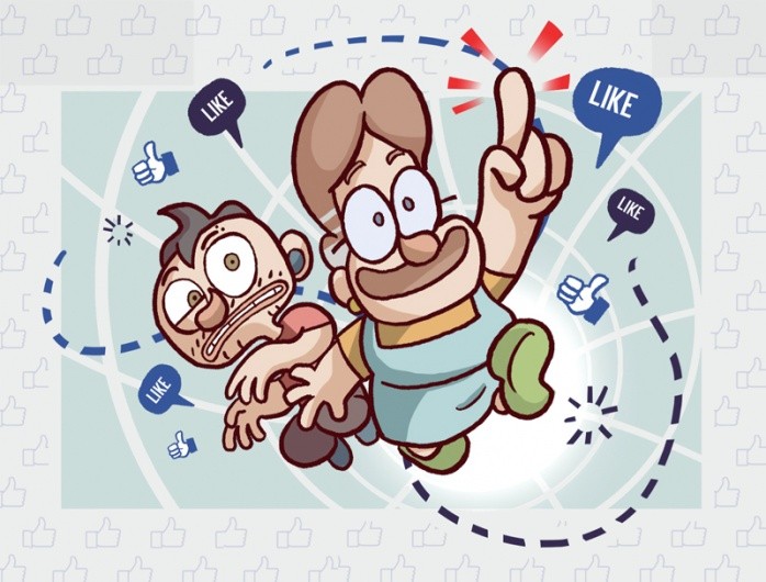 '¡SOCORRO! Mi madre tiene Facebook' 3 Socorro madre facebook like