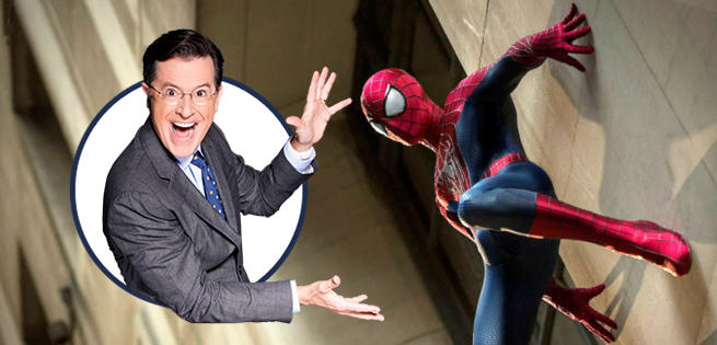 Stephen Colbert Spiderman