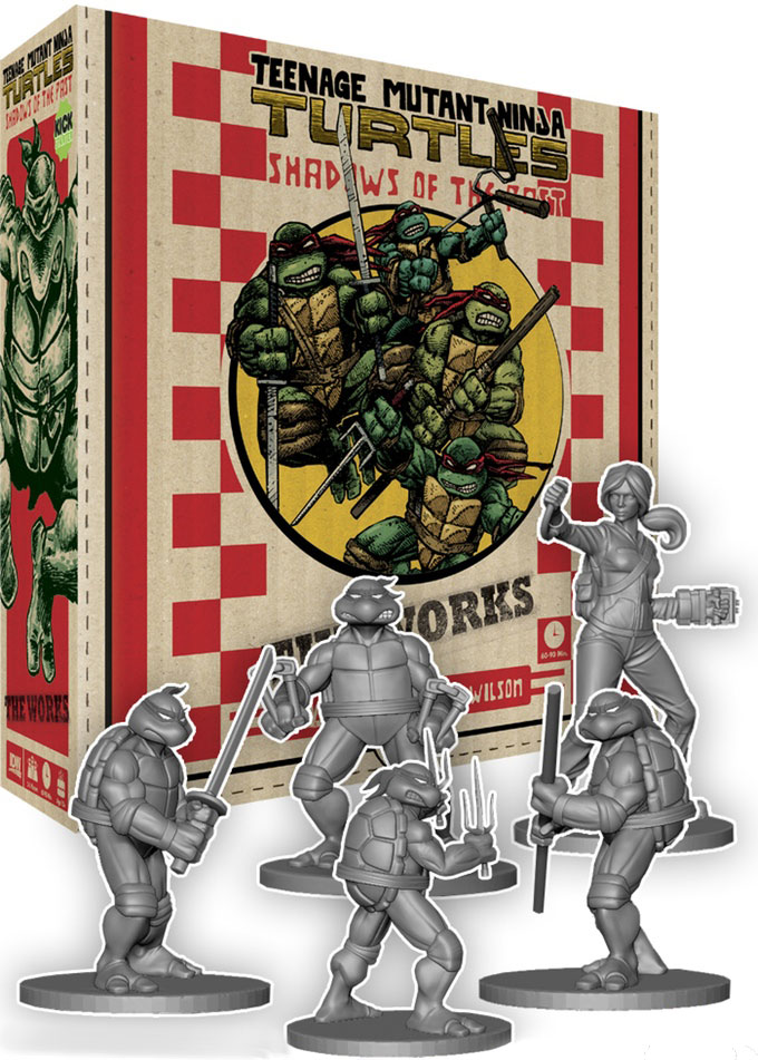 Campaña en Kickstarter para el juego de mesa 'TMNT: Shadows of the Past' 1 TMNT-SHADOWS-OF-THE-PAST-edicion The Works