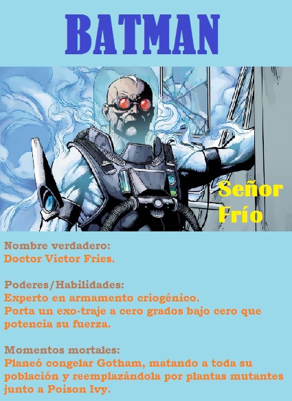 Batman6 Señor Frío