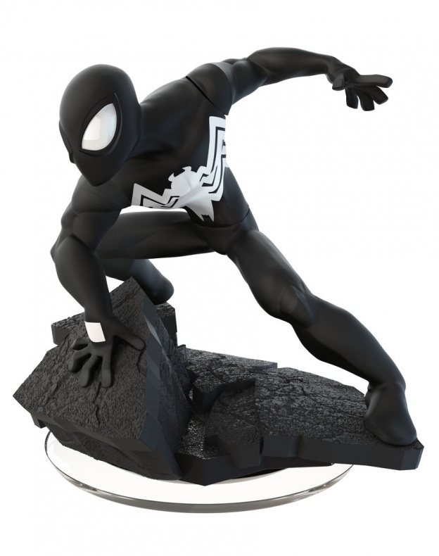 Disney Infinity Marvel  Battlegrounds nuevas figuras Spiderman Black