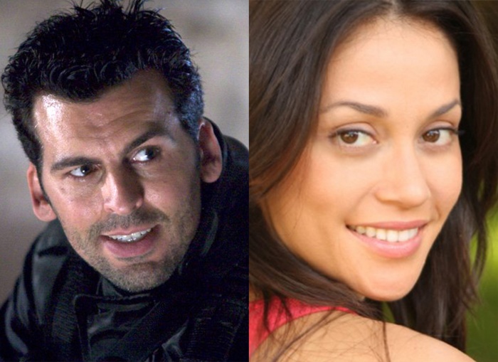 Oded Fehr y Fernanda Andrade