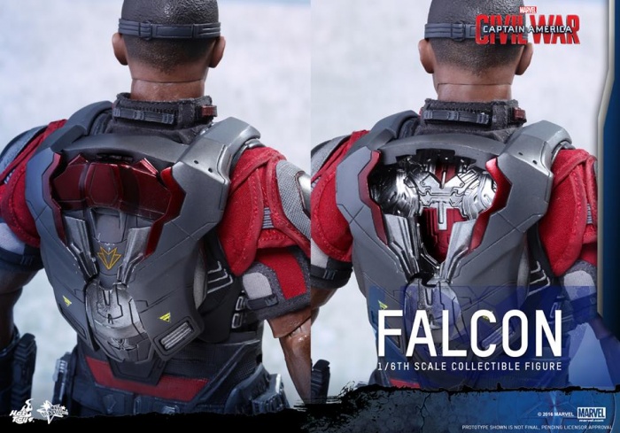 Nueva figura de Halcón versión 'Civil War' 2 falcon hot toys 5