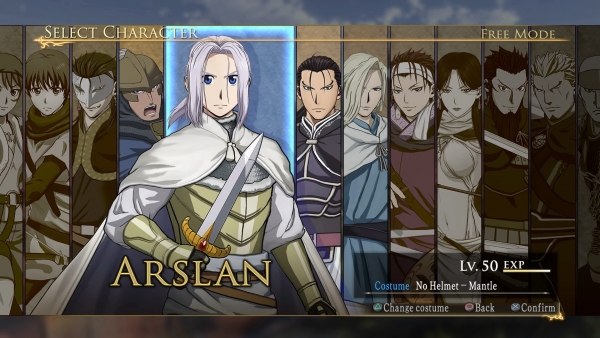 Arslan The Warriors of Legend personajes