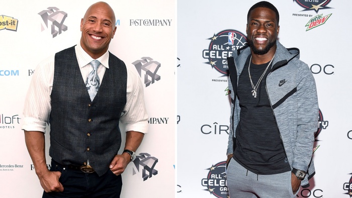 Dwayne Johnson y Kevin Hart