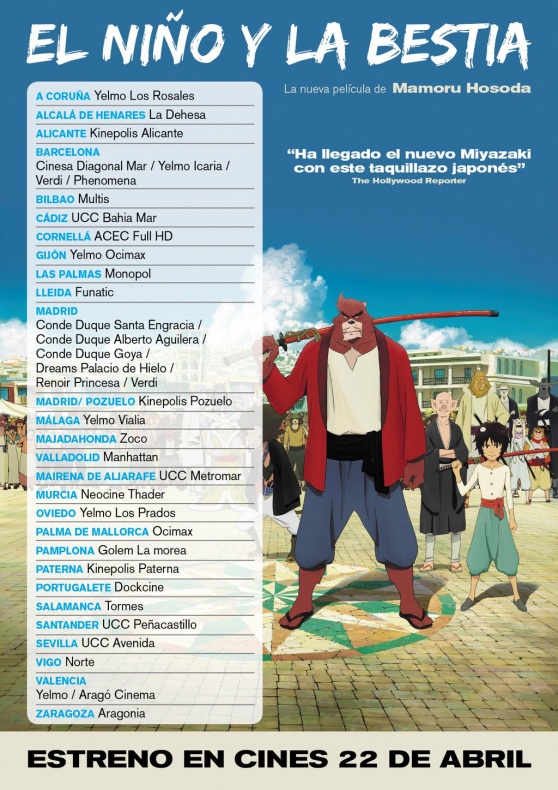 Planeta nos trae la novela y el cómic de 'El niño y la bestia' 2 El niño y la bestia cines