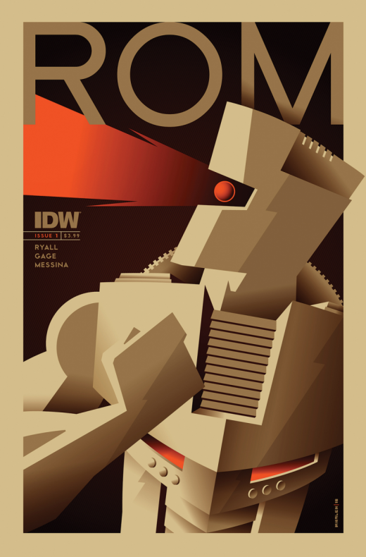 ROM #1, portada de Tom Whalen