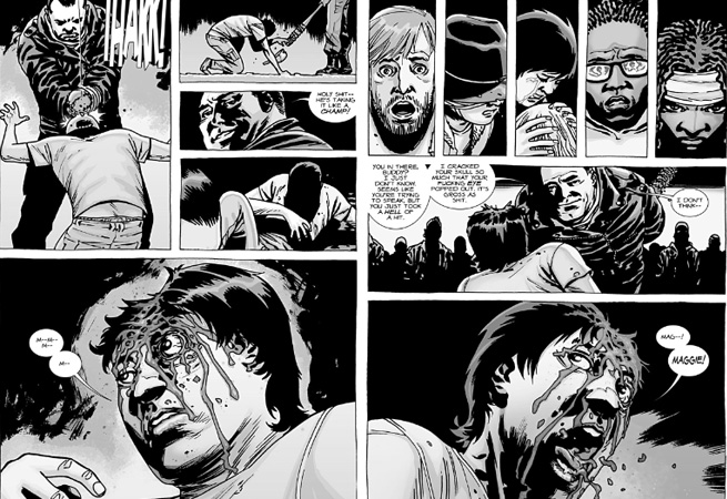 Un audio esclarece quién es la víctima de Negan en 'The Walking Dead' 3 Negan Glenn