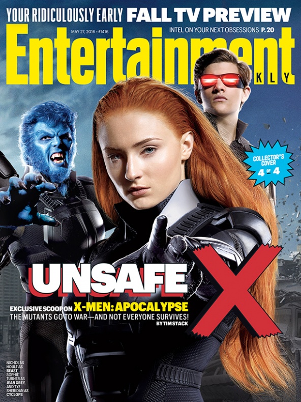 Cuatro portadas diferentes de ‘X-Men: Apocalipsis’ en Entertainment Weekly 5 48066