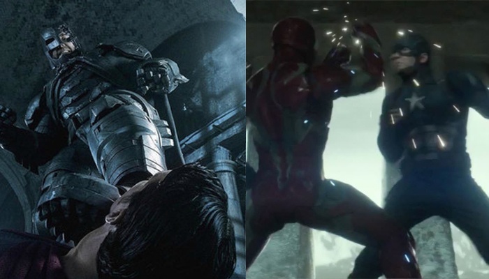 Parecidos entre 'Capitán América: Civil War' y 'Batman v Superman' 11 BvS - Civil War
