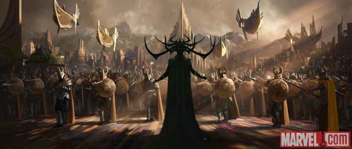 Thor Ragnarok - arte conceptual