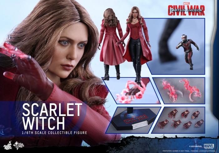 Hot Toys presenta la figura de la Bruja Escarlata de 'Capitán América: Civil War' 1 scarwitch0010