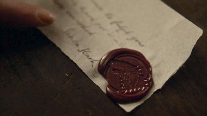 Descubre qué escribió Sansa en su carta en el último episodio de 'Juego de Tronos' 3 Carta Sansa Juego de Tronos