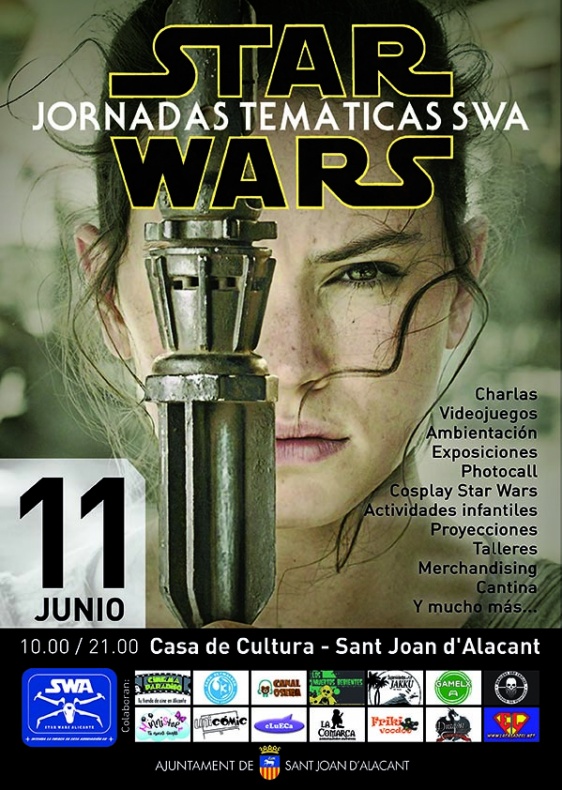 Cartel Jornadas Temáticas Star Wars Alicante