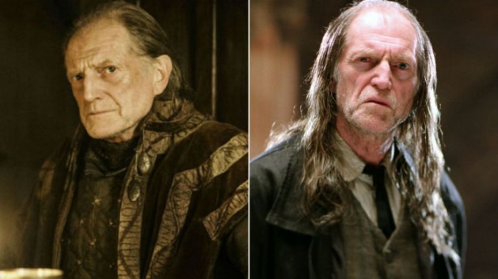 David Bradley - Juego de Tronos + Harry Potter